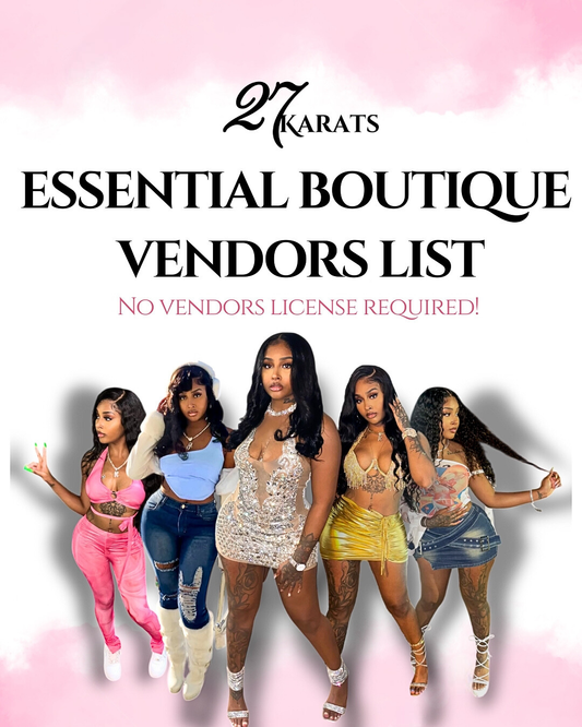 Essential Boutique Vendors List