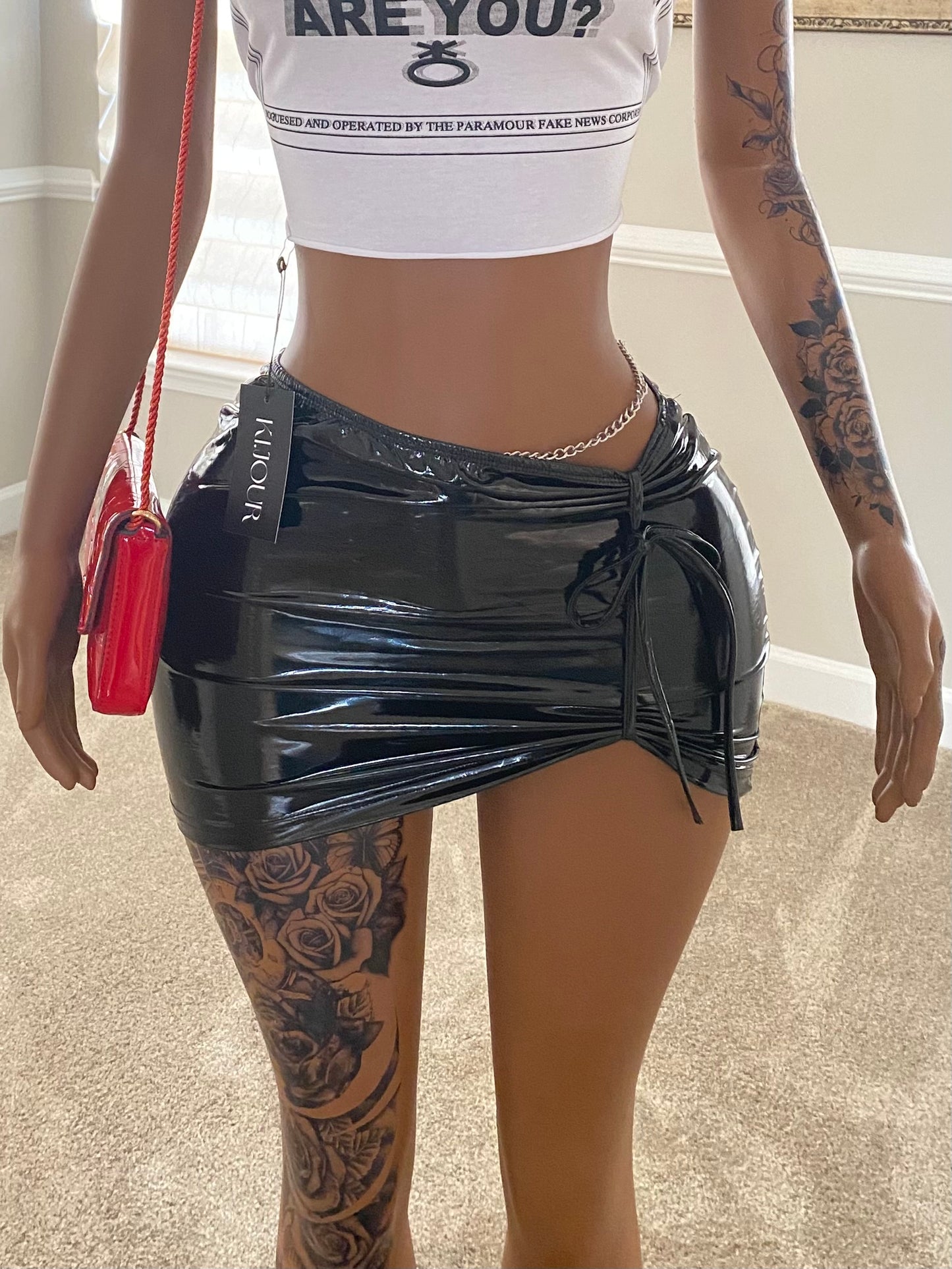 Vixen Leather Skirt