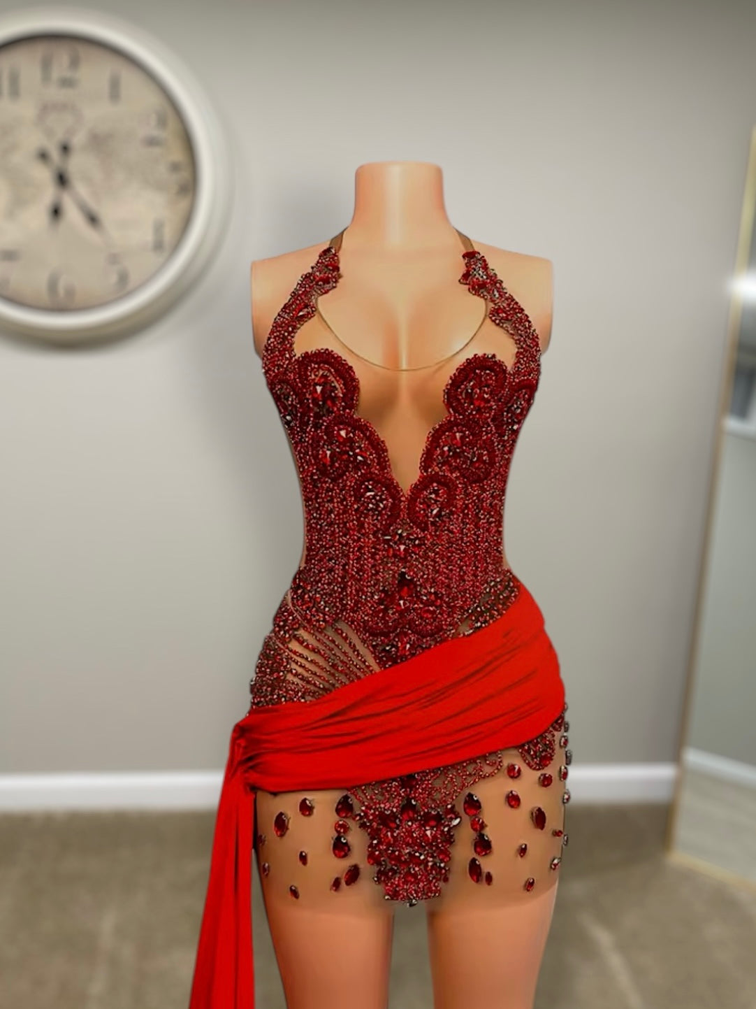 Tempted Red Evening Dress