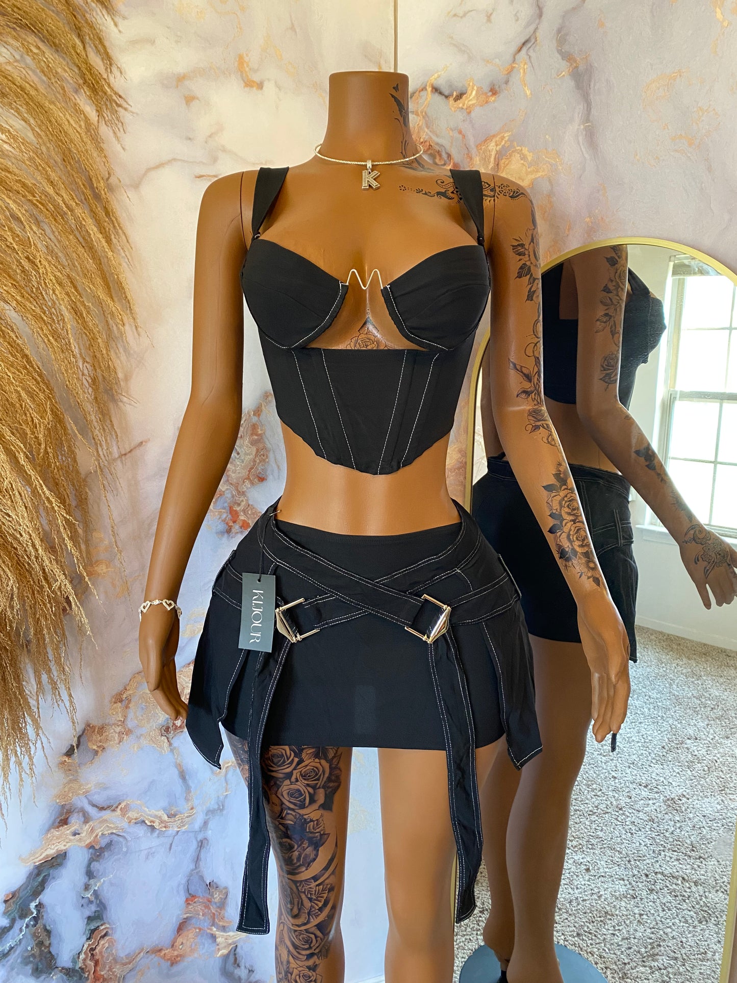 Bad Girl Skirt Set