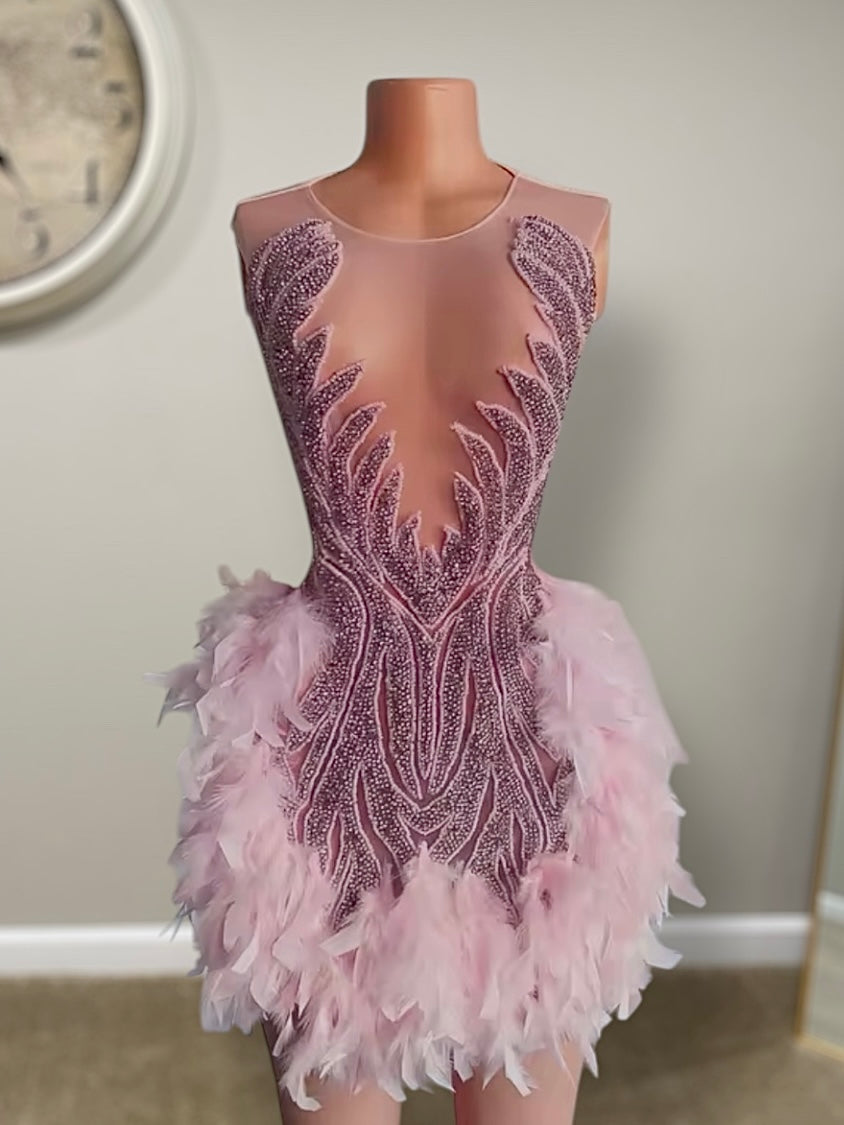 Secret Romance Feather Dress